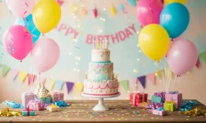 Birthday Cake Photoshoot Ideas